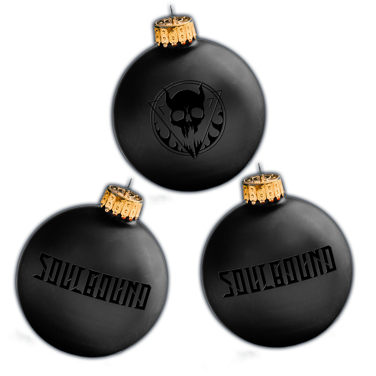 Christbaumkugeln Soulbound (3er Set) (schwarz)