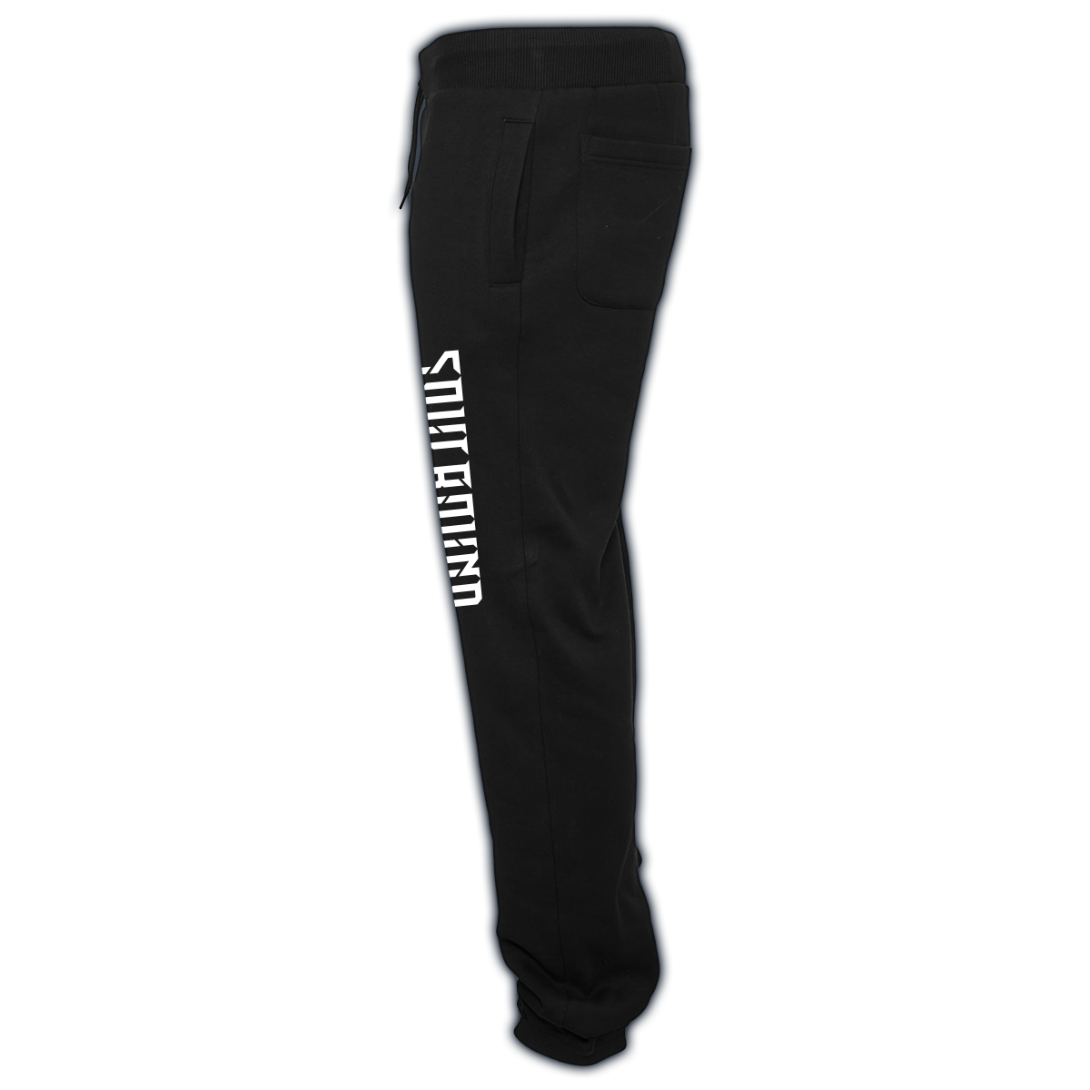 Komfort-Jogginghose, schwarz (distorted Logo)