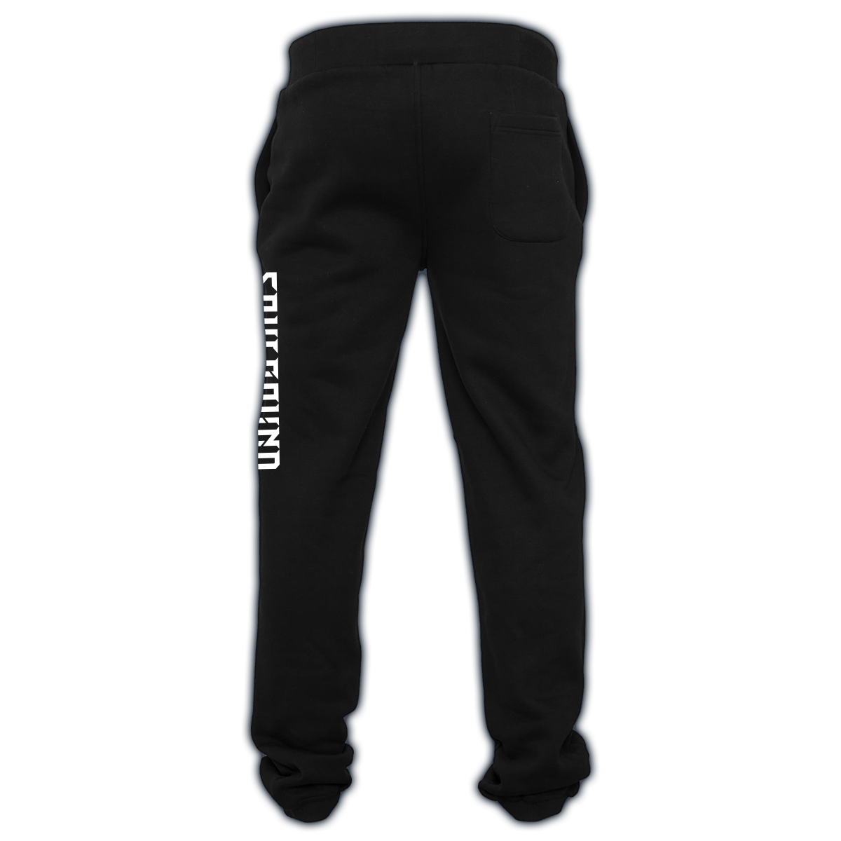 Komfort-Jogginghose, schwarz (distorted Logo)