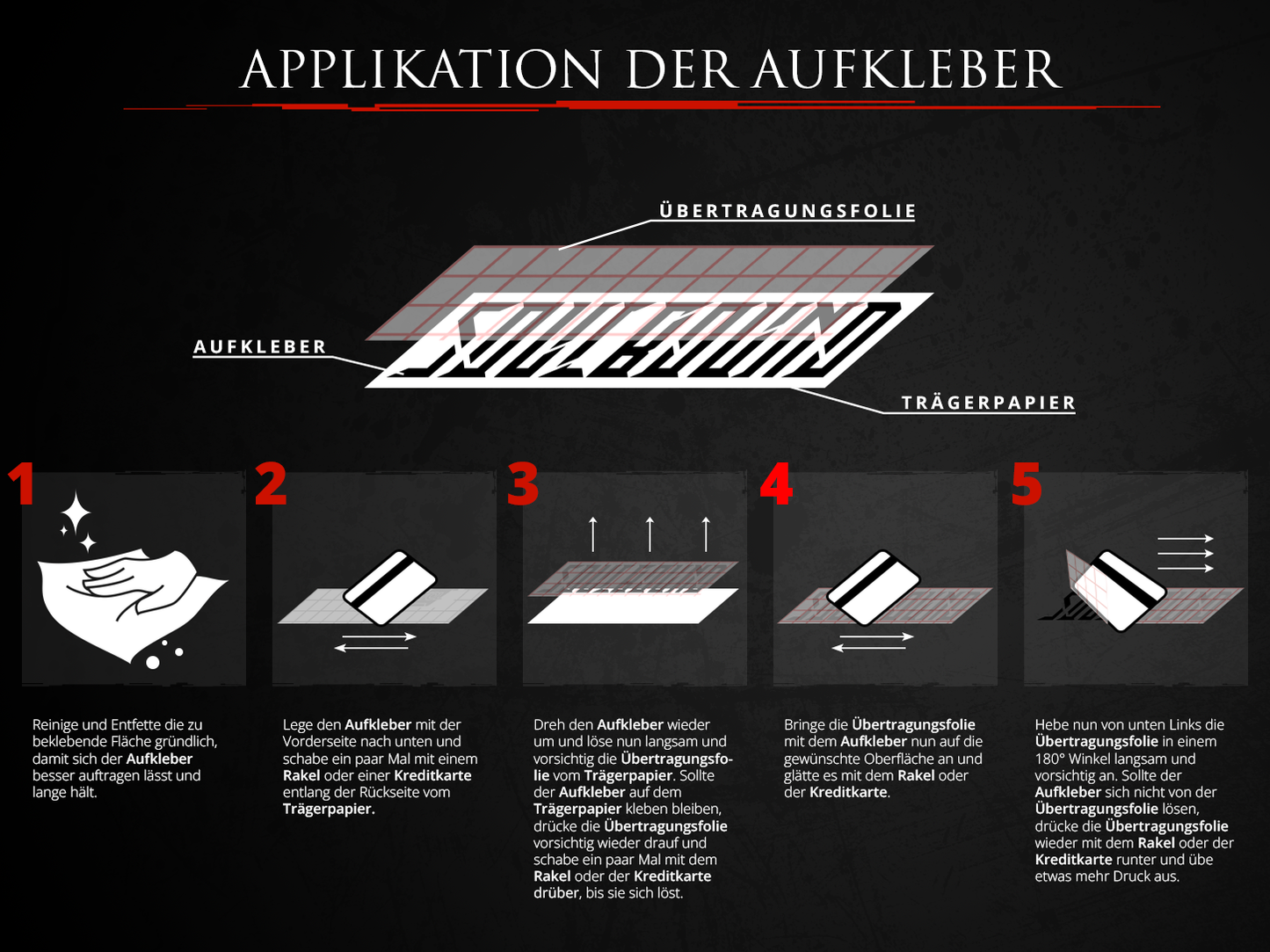 Chrom Sticker "SOULBOUND" - silber matt