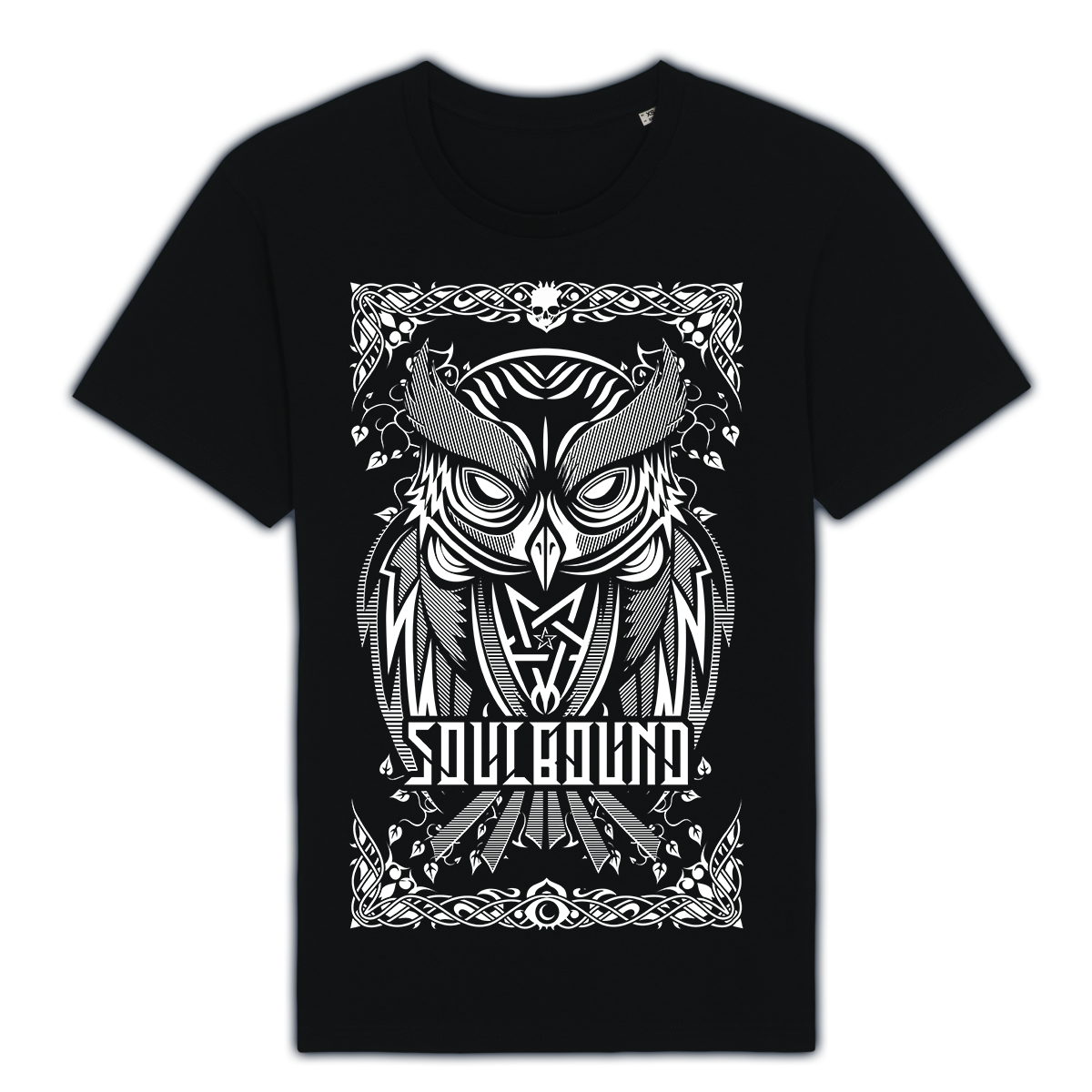 T-Shirt "Owl", weiß (fairtrade)