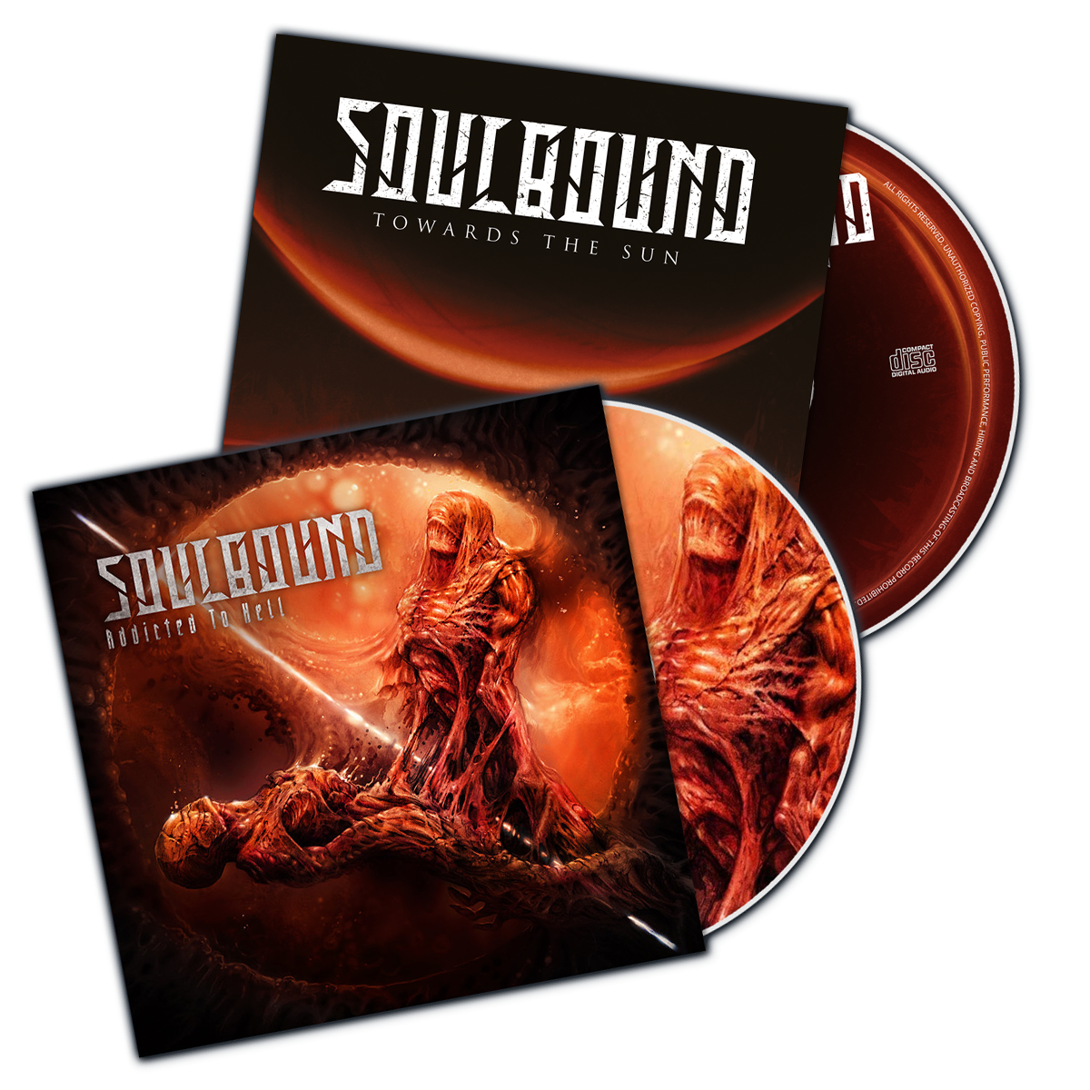 Bundle CDs "obsYdian", "Addicted to Hell" & "Towards the Sun"