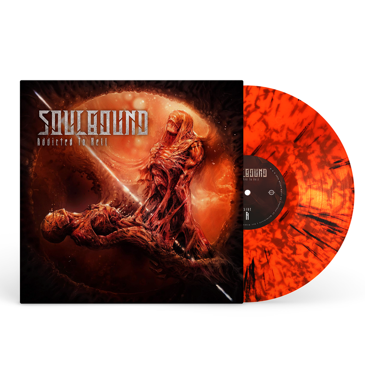 Vinyl "Addicted To Hell" (Neon Orange/Black Dust Gatefold)