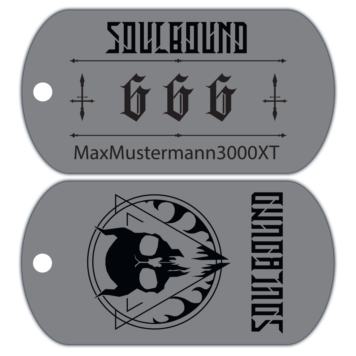 Dog Tag "Soulbound 2026", personalisiert