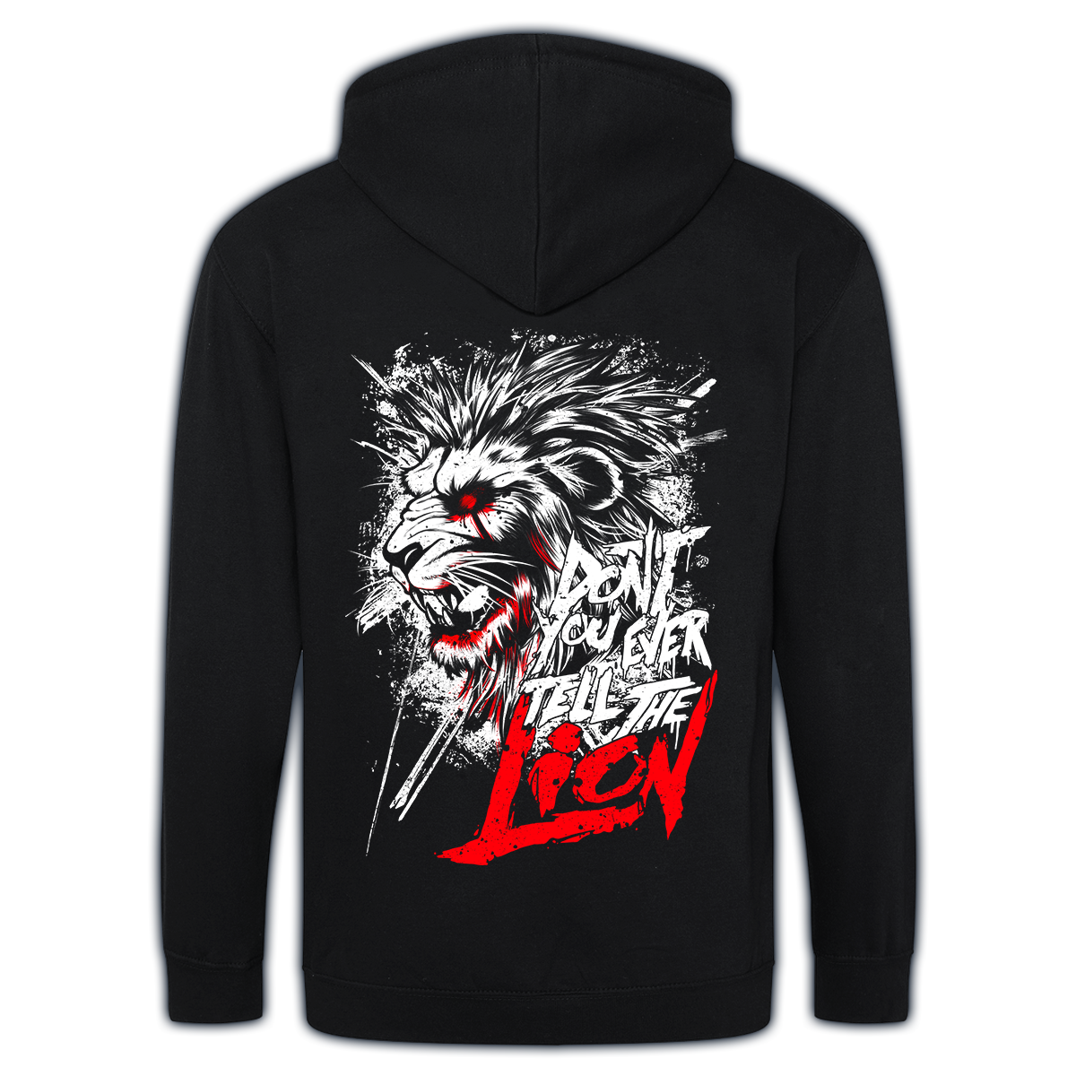 Zipper "Lioness", schwarz (fairtrade)