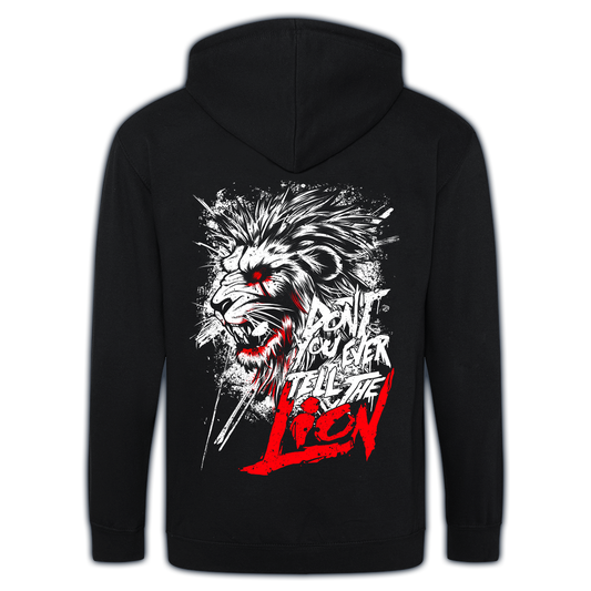 Zipper "Lioness", schwarz (fairtrade)