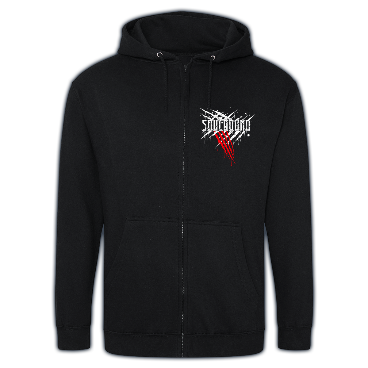 Zipper "Lioness", schwarz (fairtrade)